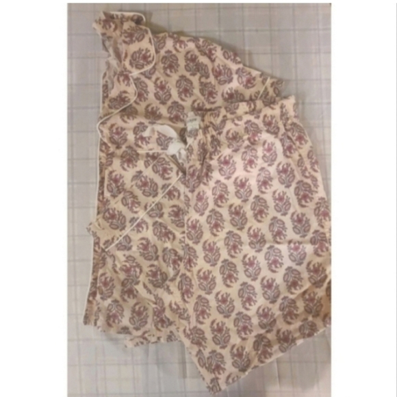 J. Crew Other - J.  CREW FLORAL PRINT  COTTON PAJAMA SET